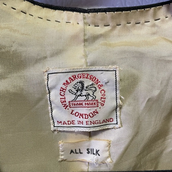 Welch Margetson Silk Waistcoat - Picture 14 of 15